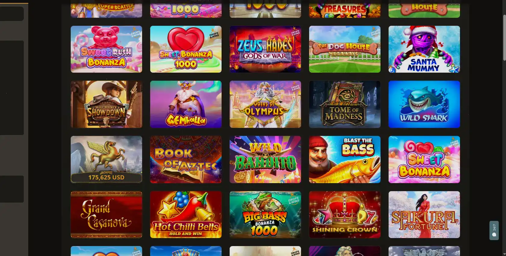 Фриспины и бонусный поинтерфейс в Poperlo casino